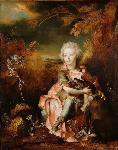 Portræt af en dreng i kostume. Omkring 1710-1714 af Nicolas de Largillière