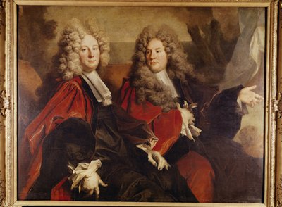 Portræt af rådmand Hugues Desnots og rådmand Bouhet, valgt i 1702 af Nicolas de Largillière
