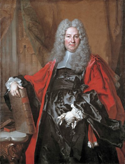 Portræt af Barthélemy-Jean-Claude Pupil af Nicolas de Largillière