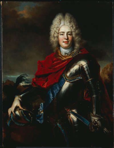 Portræt af Frederik Augustus II af Sachsen af Nicolas de Largillière
