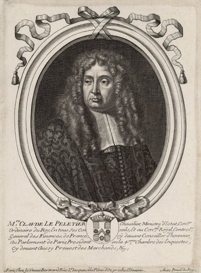 Claude Le Peletier af Nicolas de Larmessin