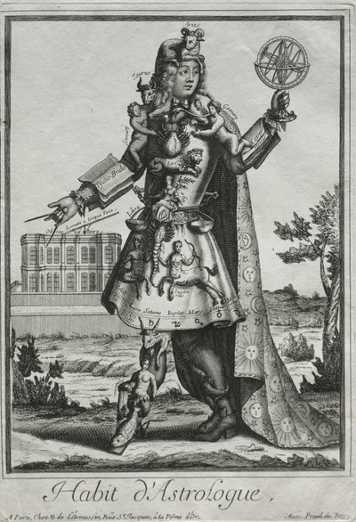 Fantasifulde kostumer: Astrologens kostume af Nicolas de Larmessin II