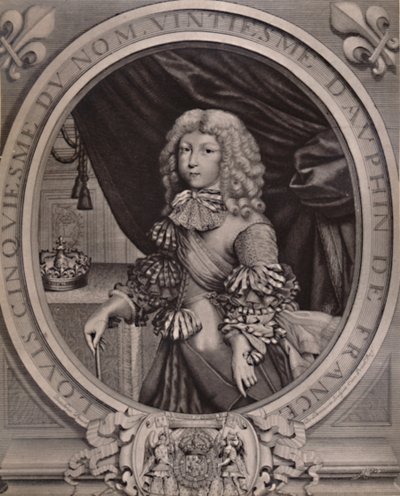 Louis af Frankrig, Grand Dauphin, som barn i det 17. århundrede 1894 af Nicolas de Larmessin II