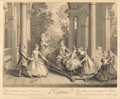 Barndom af Nicolas de Larmessin IV after Nicolas Lancret