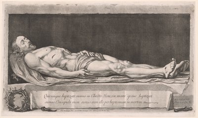 Den døde Kristus, der ligger i graven af Nicolas de Plattemontagne