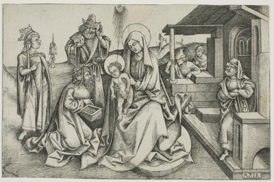 Tilbedelse af Magi af Nicolaus Alexander Mair von Landshut