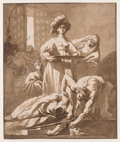 Salome med Johannes Døberens Hoved af Nicolaus Knüpfer