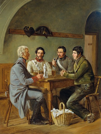 østrigske veteraner af Nicolaus Moreau