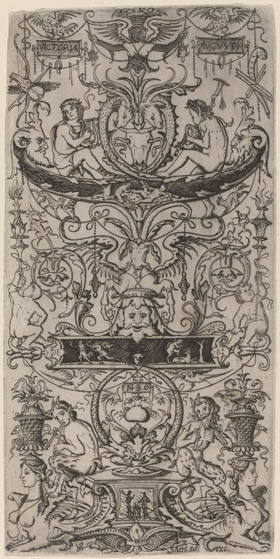 Ornamentpanel: Victoria Augusta af Nicoletto da Modena