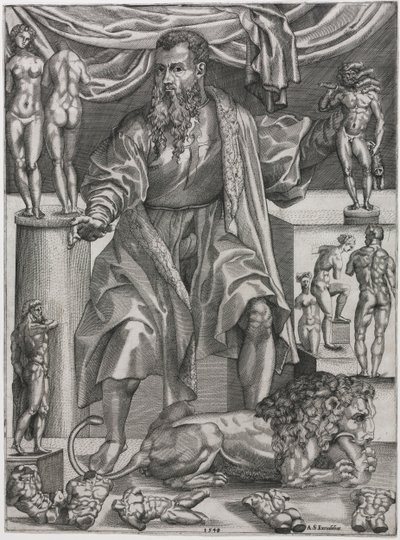 Baccio Bandinelli, 1548. af Nicolo della Casa