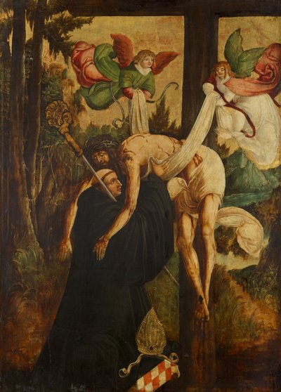 Vision des hl. Bernhard af Niederösterreichischer Maler (Umkreis Meister von Pulkau)