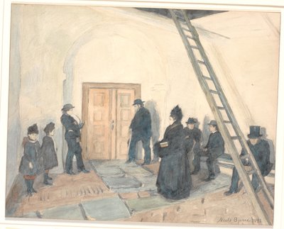 Fra en landsbykirkes våbenhus af Niels Jakob Jakobsen Bjerre