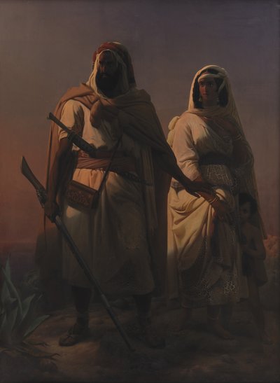 En arabisk familie i ørkenen af Niels Simonsen