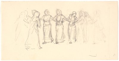 Dansende græske kvinder af Niels Skovgaard