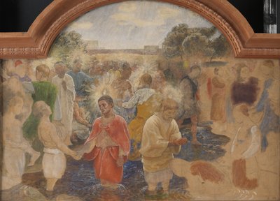 Dåben på Pinsedag af Niels Skovgaard