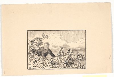 Forarbejde til "Lysabild" af Niels Skovgaard