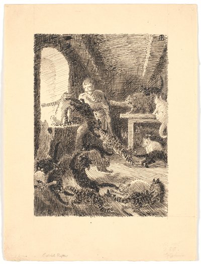 Gabriel rytter og Heksene af Niels Skovgaard