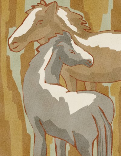 Calm Horse-familien af Nikita Jariwala