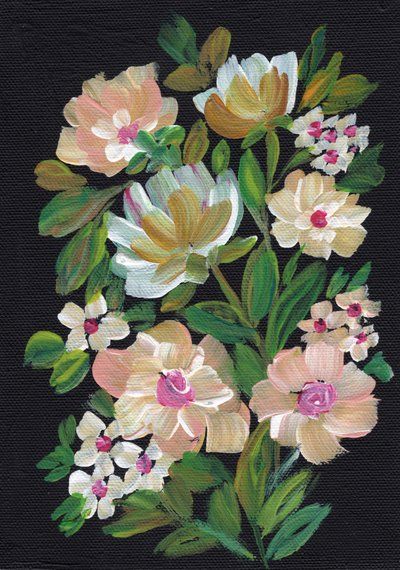 Midnatsblomsterbuket af Nikita Jariwala