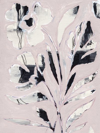 Moderne lyserødt blomstermønster af Nikita Jariwala