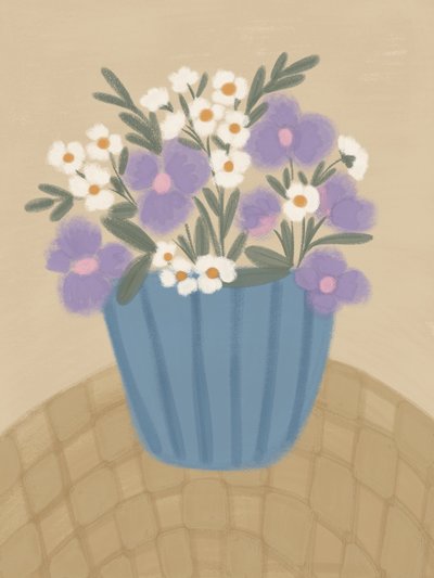 Bløde lilla blomster af Nikita Jariwala