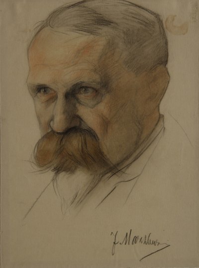 Portræt af Julian Marchlewski 1866-1925, begyndelsen af 1920