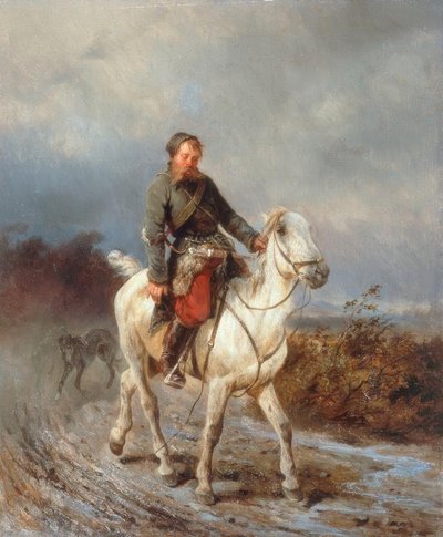 Tilbage fra jagten af Nikolai Jegorowitsch Swertschkow