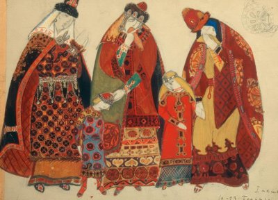 Borodin, Prins Igor / Figurer Roerich af Nikolai Konstantinowitsch Roerich