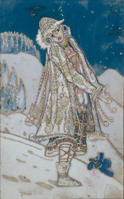 Kostumedesign til teaterstykket Snow Maiden af A. Ostrovsky, 1912 af Nikolai Konstantinowitsch Roerich