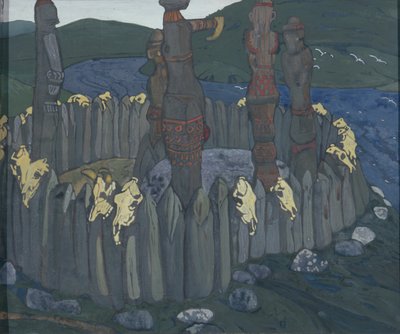 Idoler, 1901 af Nikolai Konstantinowitsch Roerich