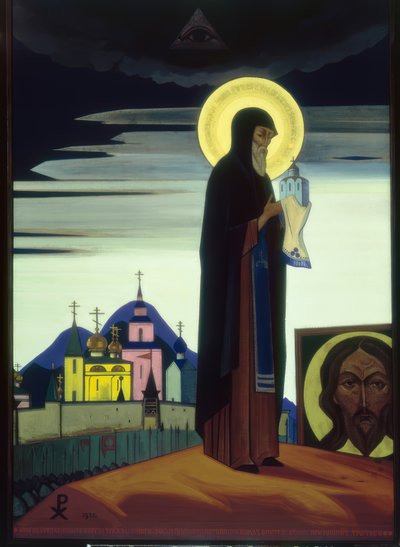 N.K. Roerich, Sankt Sergius af Radonezh af Nikolai Konstantinowitsch Roerich