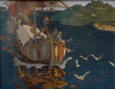 Oversøiske gæster, 1902 af Nikolai Konstantinowitsch Roerich