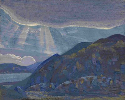 Klipper og klipper fra serien Ladoga, 1917-1918 af Nikolai Konstantinowitsch Roerich