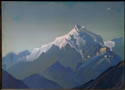 Tibet. Et kloster af Nikolai Konstantinowitsch Roerich