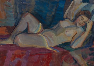 Nøgen. Zonen af Venus, 1919 af Nikolai Pavlovich Ulyanov