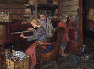 Socialiseringen, 1918 af Nikolai Petrovich Bogdanov Belsky