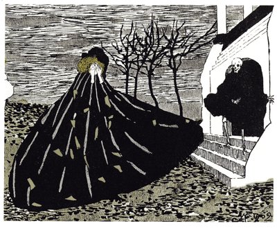Efterårsillustration til Magasinet Mir Iskusstva, 1902 af Nikolai Petrovich Feofilaktov