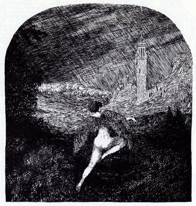 Romantikken. Symbolistisk magasin Vesy The Balance, 1905 af Nikolai Petrovich Feofilaktov