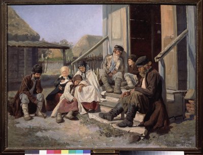Et regionalt hospital. Maleri af Nikolai Petrovich Zagorsky (1849-1893), olie på lærred af Nikolai Petrovich Zagorsky