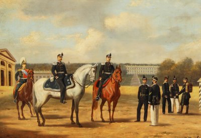 Grenadierer ved Tsarskoje Selo af Nikolai Sergeyevich Matveyev