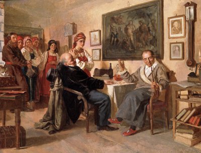 Markedet. Salget af livegne af Nikolai Vasilievich Nevrev
