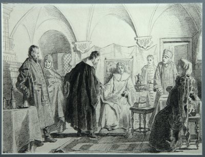 Maria Ivanovna Khlopova, zaren Mikhail Fyodorovichs brud, 1884 af Nikolai Vasilyevich Nevrev