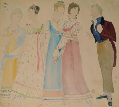 Kostume designs af Nikolaj Pawlowitsch Uljanow