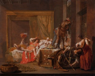 Scene fra Messalinas og Gaius Sillius