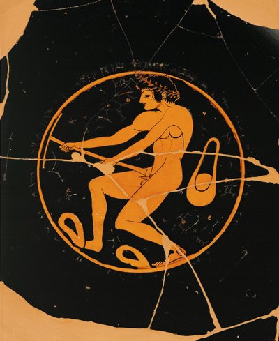 Atlet med pind og slangebøsse ... af Nikosthenes