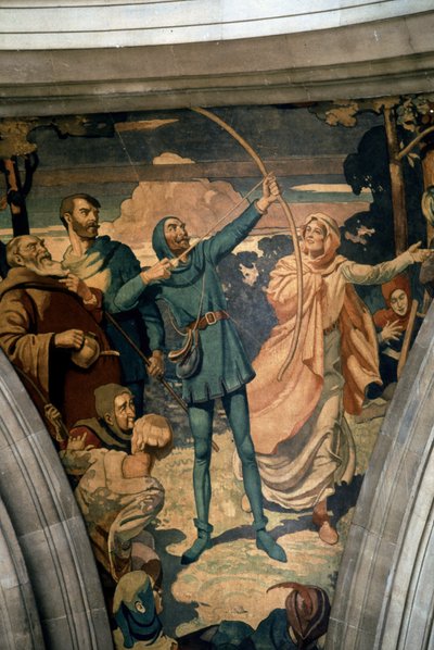Robin Hood og hans elskerinde Mariam af Noel Denholm Davies
