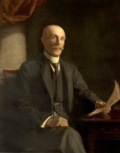 Sir John T. McCraith, JP (olie på lærred) af Noel Denholm Davis