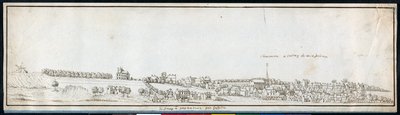 Charonne, ca. 1677 (pen og blæk med vask på papir) af Noel Gasselin