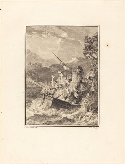Barken af Noël Le Mire after Jean Michel Moreau