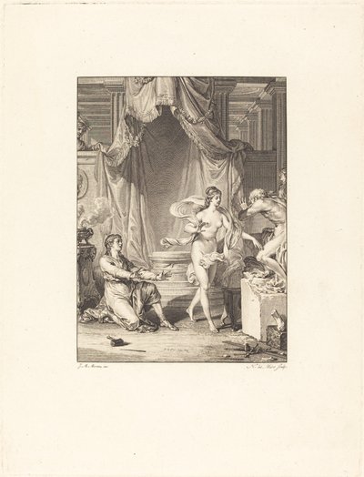 Pygmalion af Noël Le Mire after Jean Michel Moreau